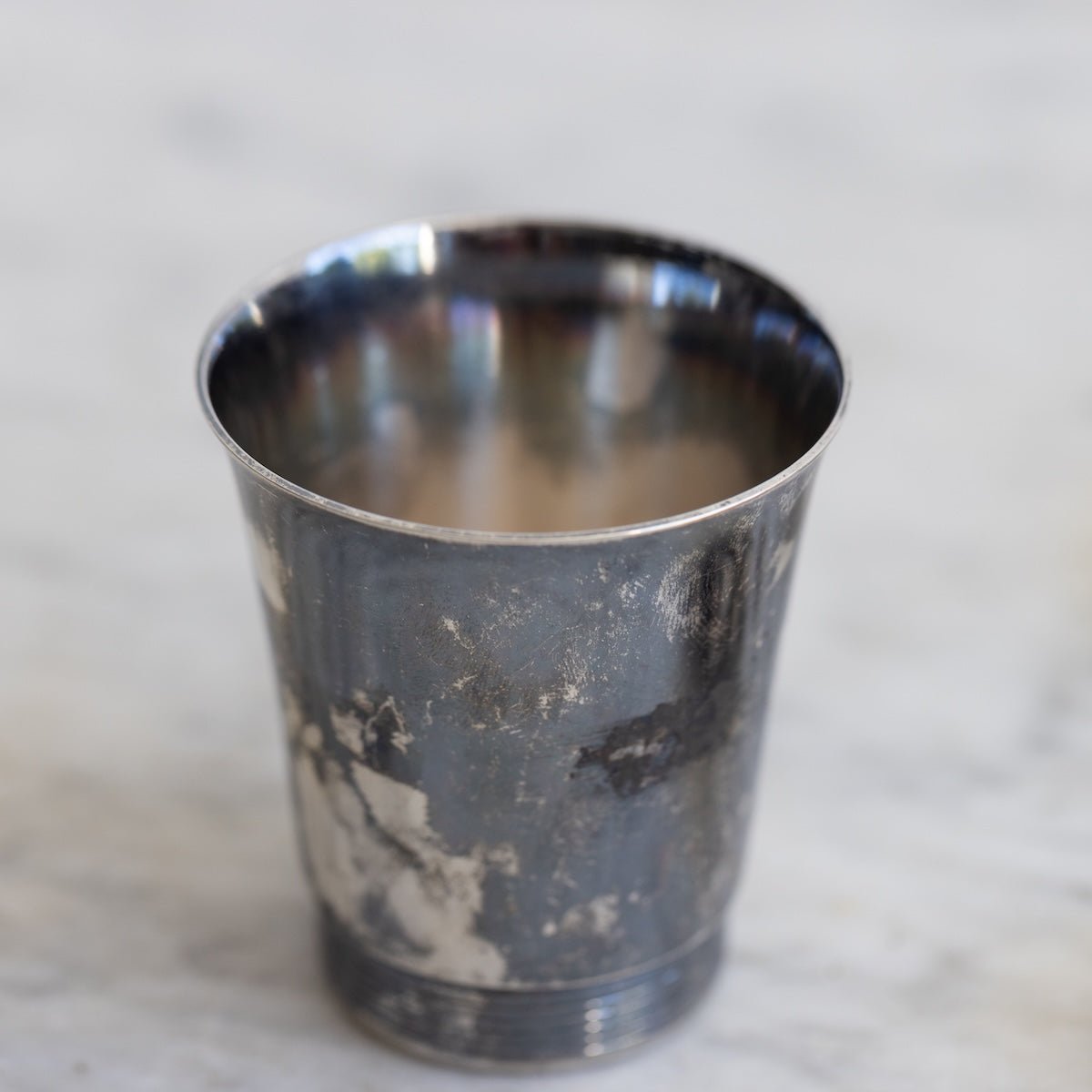 Silver Match Caddy with Silver Coaster - elsie green - Decor
