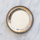 Silver Match Caddy with Silver Coaster - elsie green - Decor