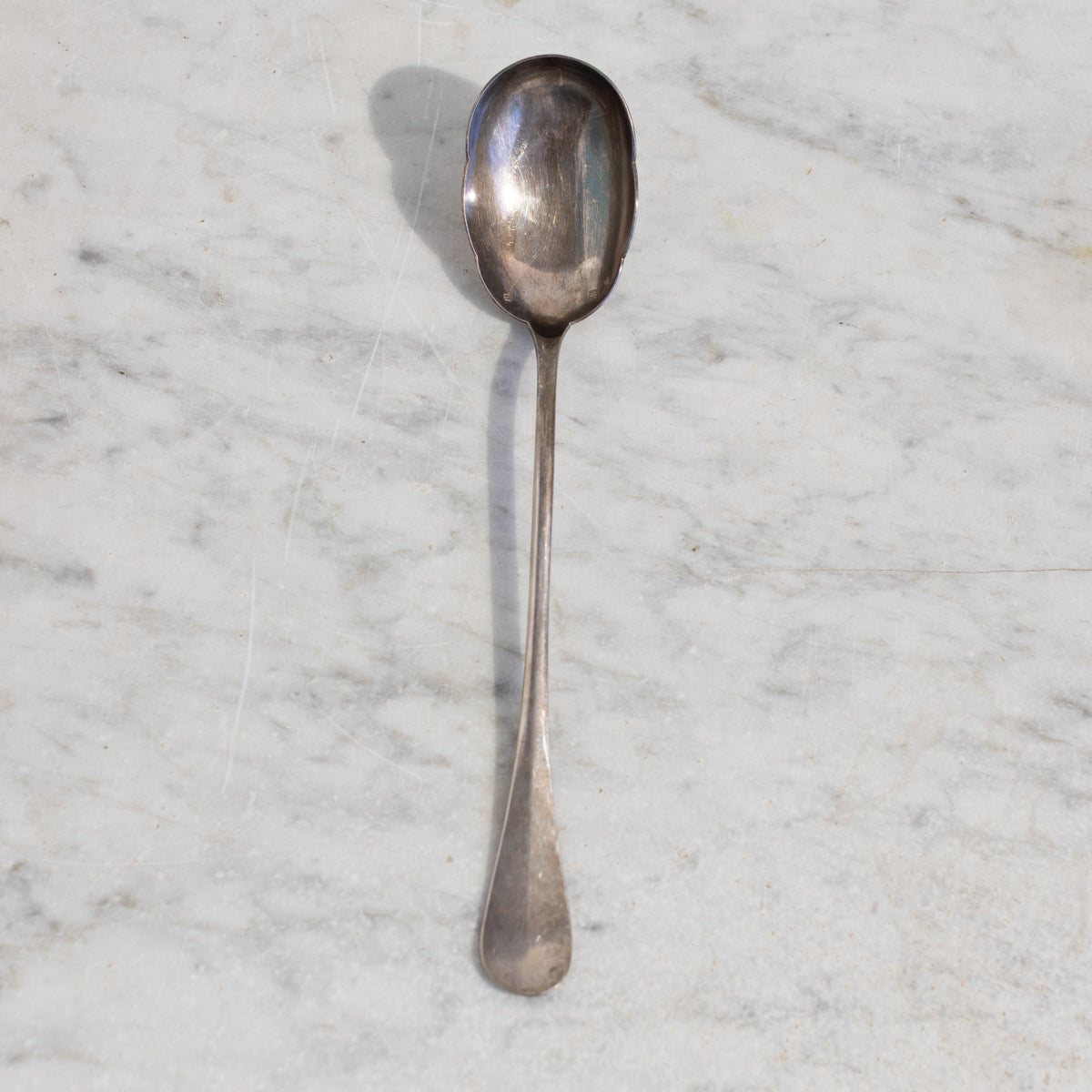Silver Serving Spoon & Ironstone Serving Bowl | The Patrick Orbe Collection - elsie green - the french kitchen