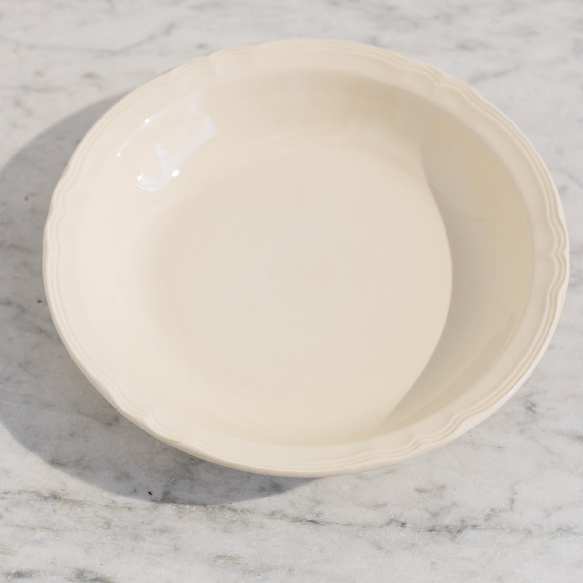 Silver Serving Spoon & Ironstone Serving Bowl | The Patrick Orbe Collection - elsie green - the french kitchen