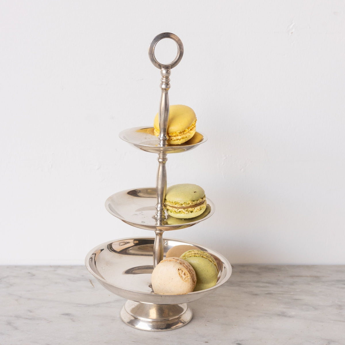 Silver Tiered Tray - elsie green - The French Kitchen