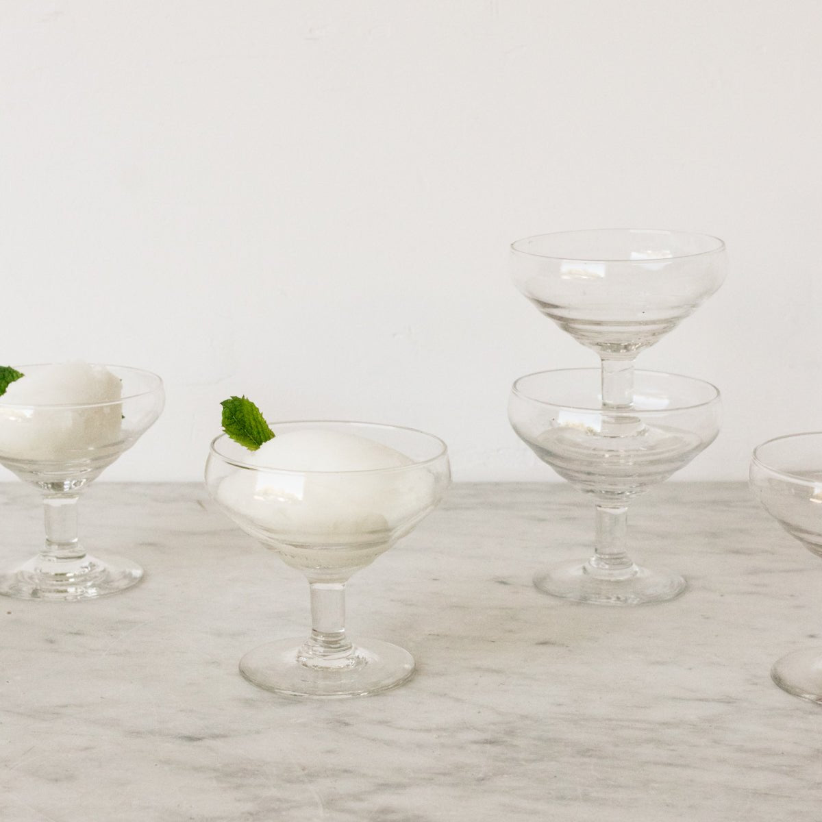 Simple Dessert Coupe Set of 5 - elsie green - the french kitchen
