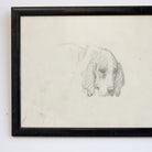 Simple Dog in Pencil Drawing - elsie green - art