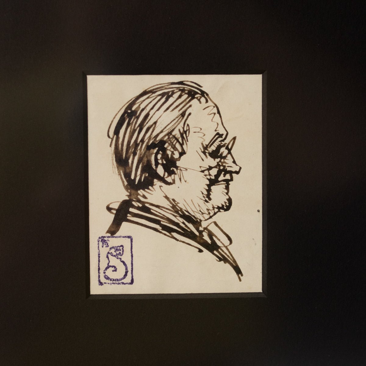 Sketch No. 2 Man With Glasses | Theophile Steinlen - elsie green - Art