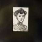 Sketch No. 4 Portrait Of Woman With High Collar | Theophile Steinlen - elsie green - Art