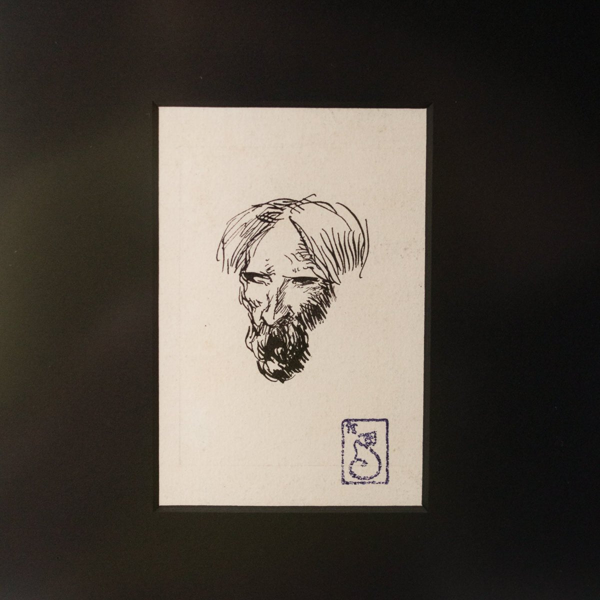 Sketch No. 8 Portrait Of Man With Beard | Theophile Steinlen - elsie green - Art