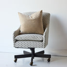 Slipcovered Swivel Desk Chair - elsie green - furniture