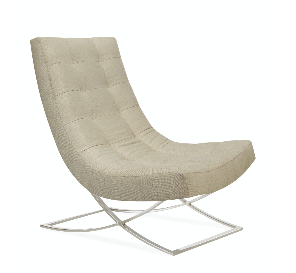 Slope Chair & Ottoman - elsie green - furniture