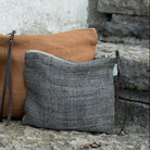 Small Canna Pouch | Herringbone - elsie green - textiles