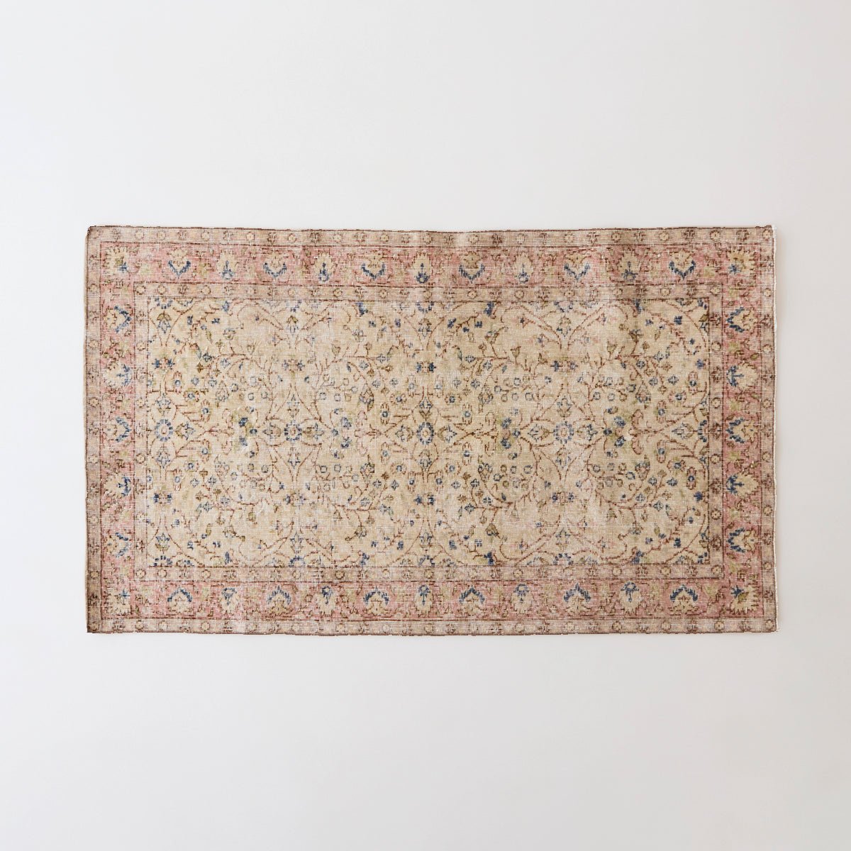 Soissons Vintage Rug | 3'10" x 6'7" - elsie green - textiles