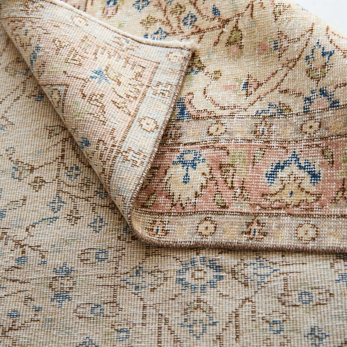 Soissons Vintage Rug | 3'10" x 6'7" - elsie green - textiles
