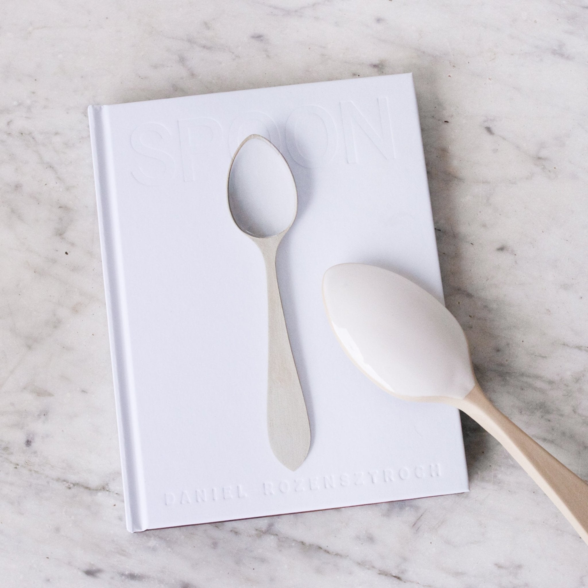 Spoon Book & Stoneware Spoon - elsie green - the french kitchen
