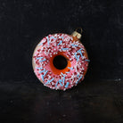 Sprinkle Donut Blown Glass Ornament - elsie green - decor