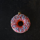 Sprinkle Donut Blown Glass Ornament - elsie green - decor
