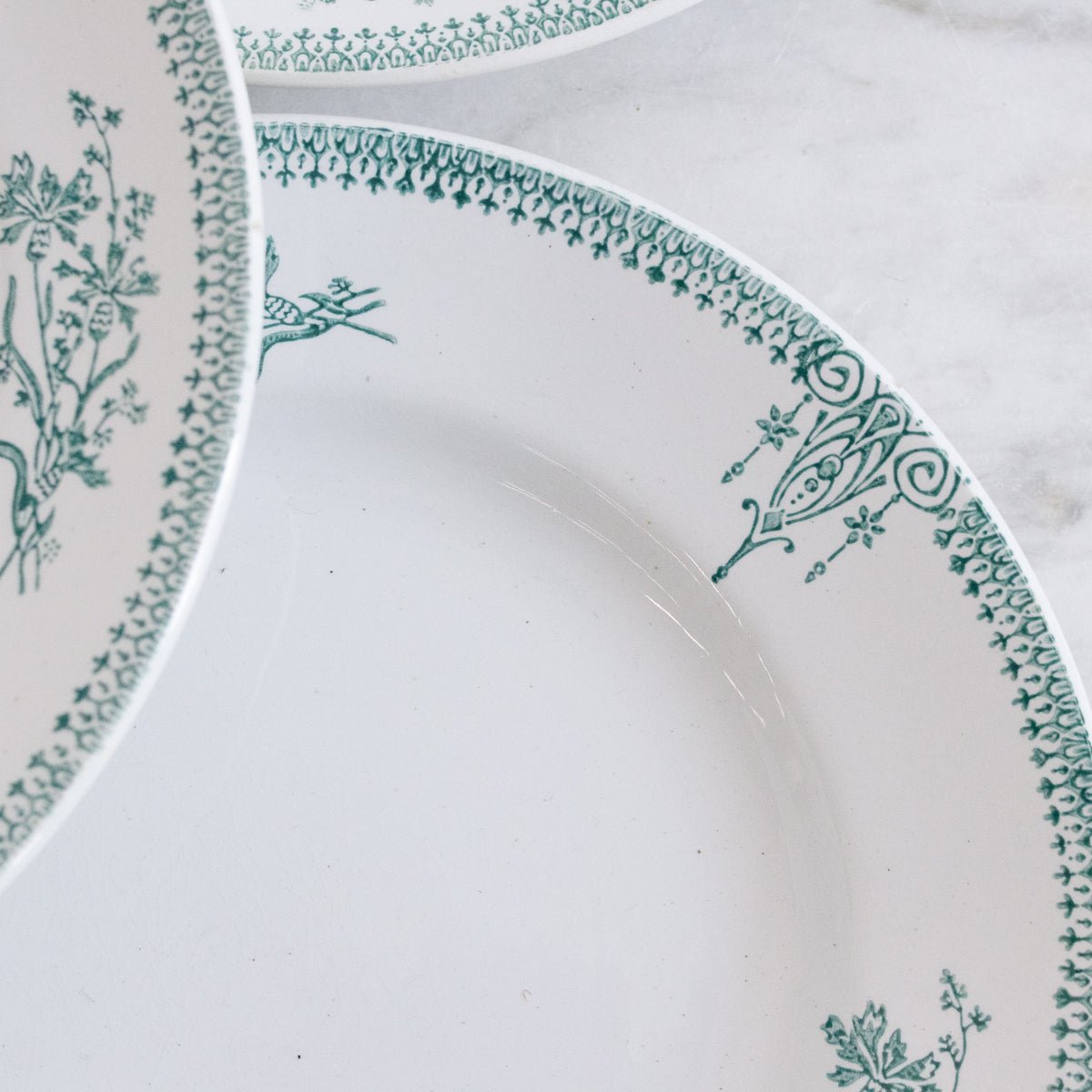 St. Amand Transferware Plate Set of 6 - elsie green - The French Kitchen
