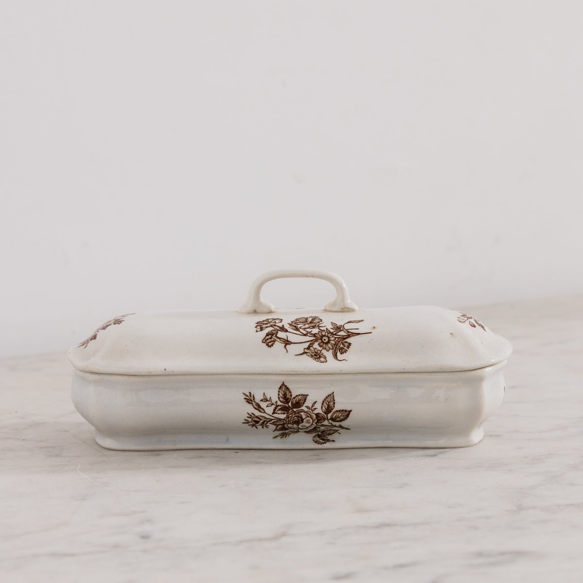 St. Amand Transferware Shaving Box - elsie green - the french kitchen