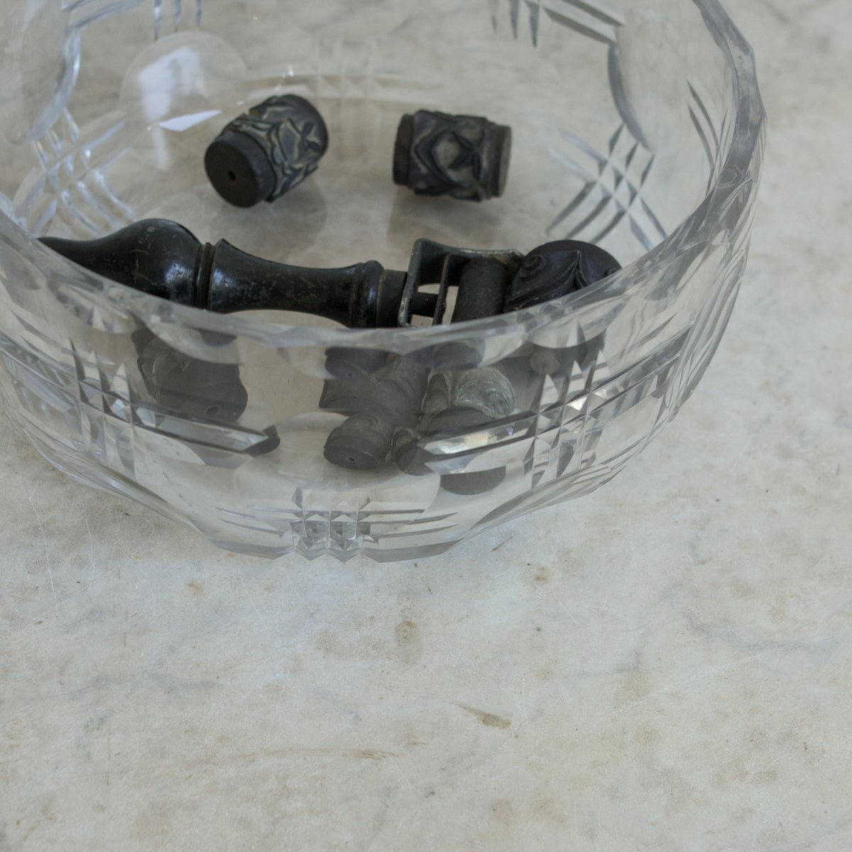 St. Louis Crystal Bowl - elsie green - the french kitchen