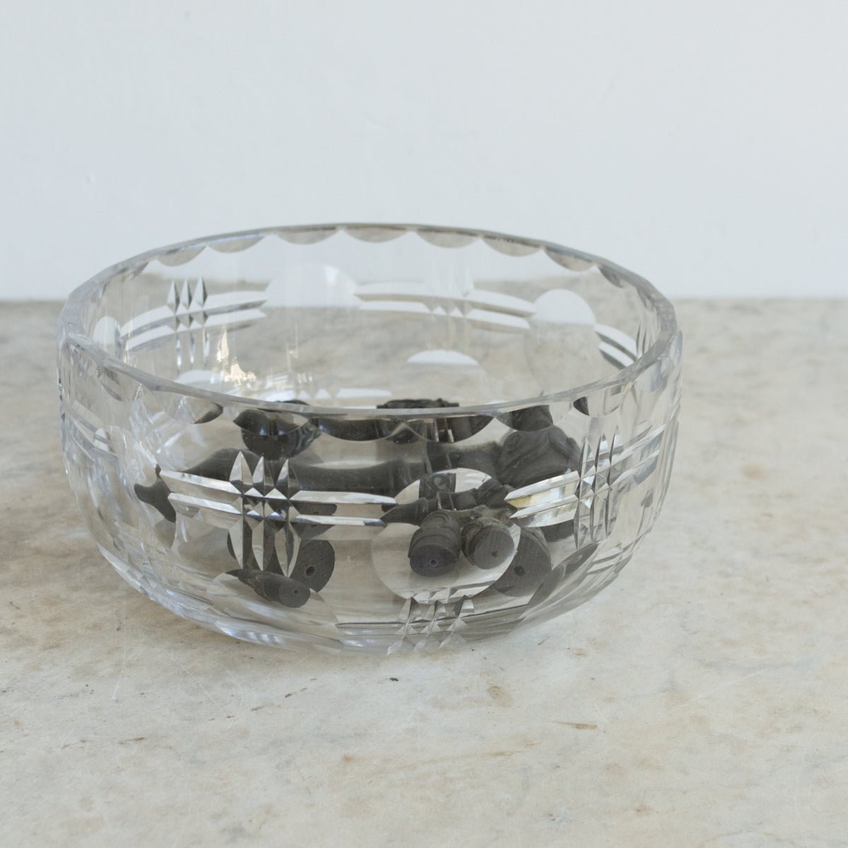 St. Louis Crystal Bowl - elsie green - the french kitchen
