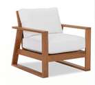St. Tropez Outdoor Arm Chair and Ottoman - elsie green - furniture