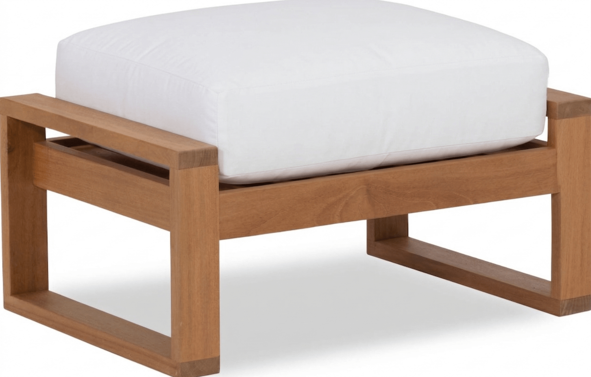 St. Tropez Outdoor Arm Chair and Ottoman - elsie green - furniture