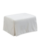 St. Tropez Outdoor Slipcovered Ottoman - elsie green - furniture