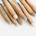Stamped Horn Knife Set Of 9 - elsie green - The French Kitchen