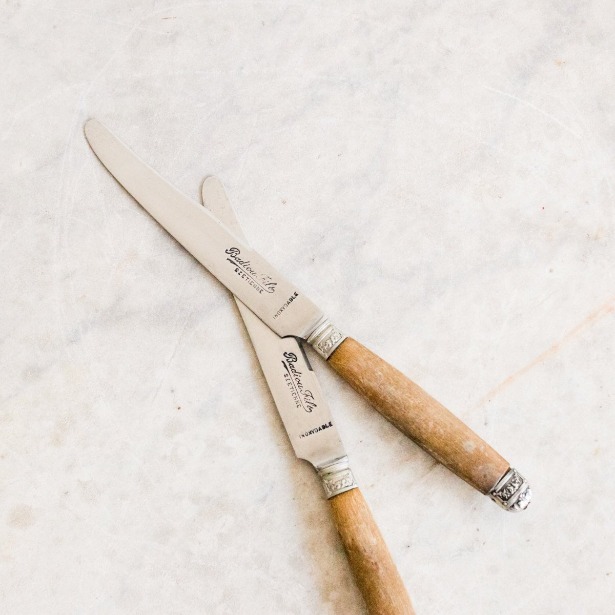 Stamped Horn Knife Set Of 9 - elsie green - The French Kitchen