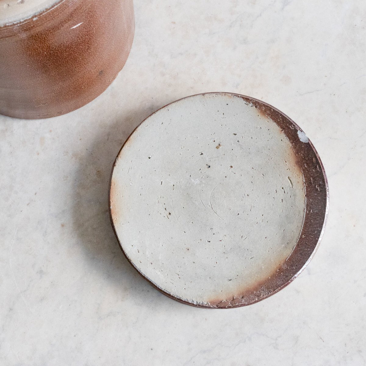 Stamped Stoneware Crock | Brown - elsie green - The French Kitchen