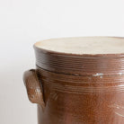 Stamped Stoneware Crock | Brown - elsie green - The French Kitchen