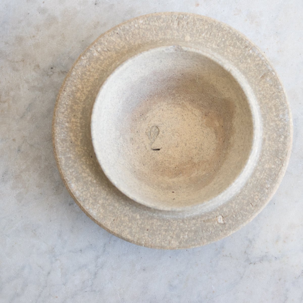 Stamped Stoneware Crock With Lid - elsie green - the french kitchen