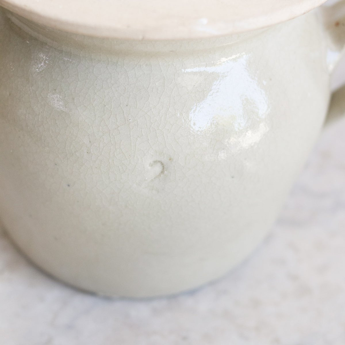 Stamped Stoneware Crock With Lid - elsie green - the french kitchen