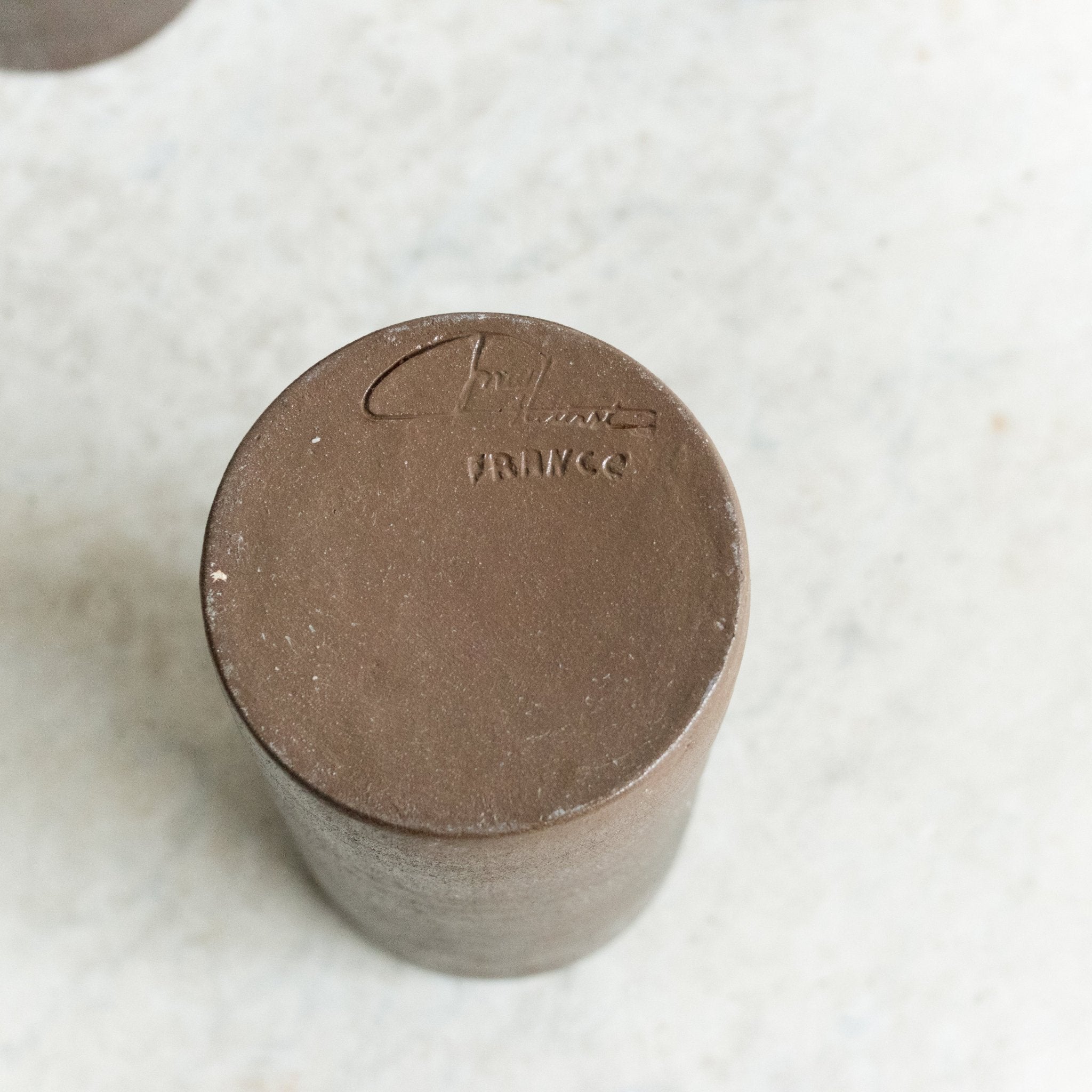 Stamped Stoneware Tumbler Set Of 6 - elsie green - The French Kitchen