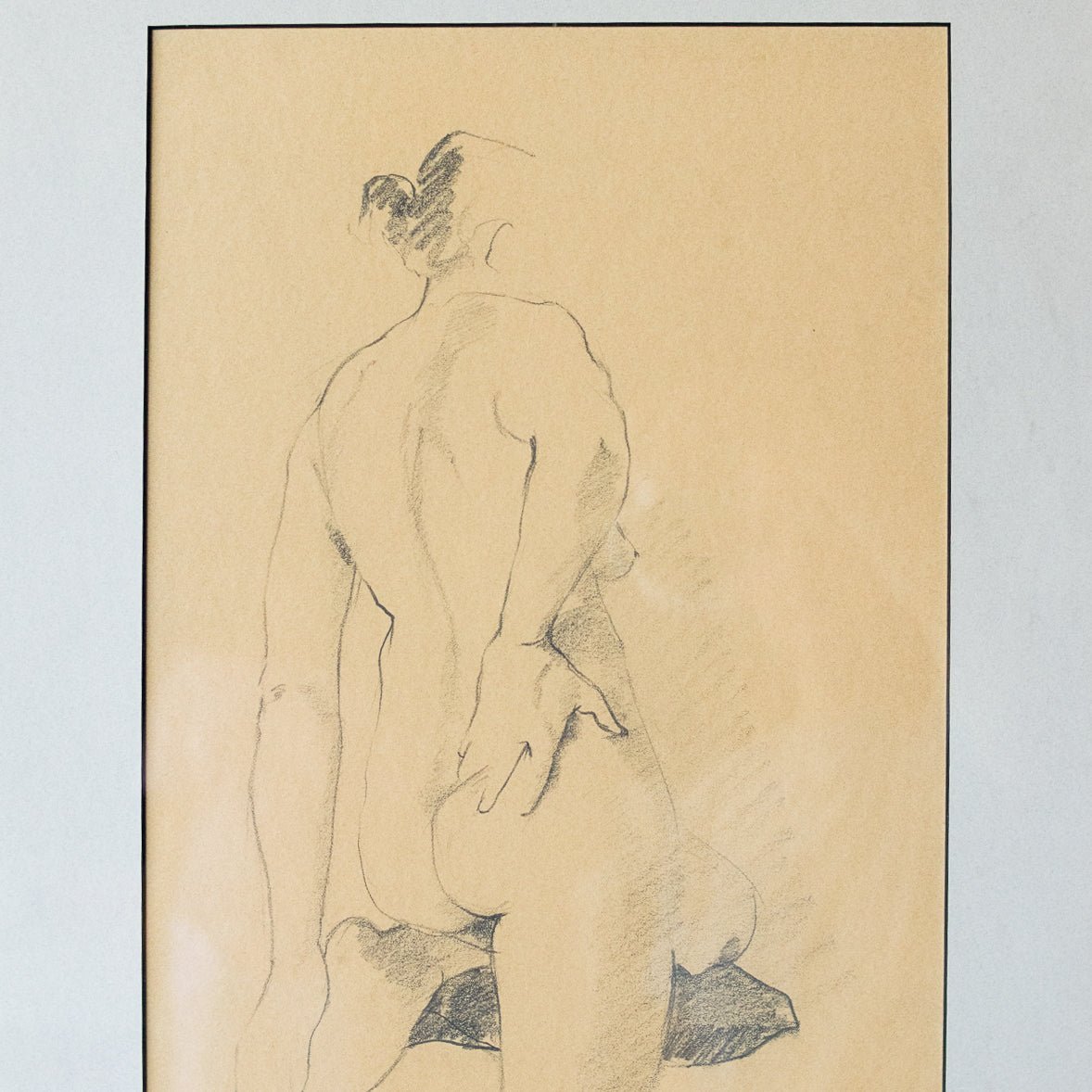 Standing Nude Drawing - elsie green - Art