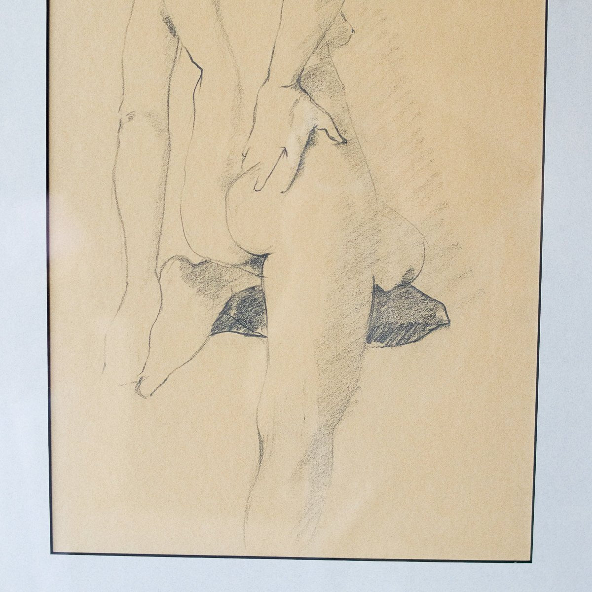 Standing Nude Drawing - elsie green - Art