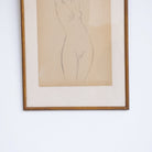 Standing Nude in Pencil | Emmanuel Gondouin 1923 - 24 - elsie green - art