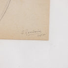Standing Nude in Pencil | Emmanuel Gondouin 1923 - 24 - elsie green - art