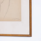 Standing Nude in Pencil | Emmanuel Gondouin 1923 - 24 - elsie green - art