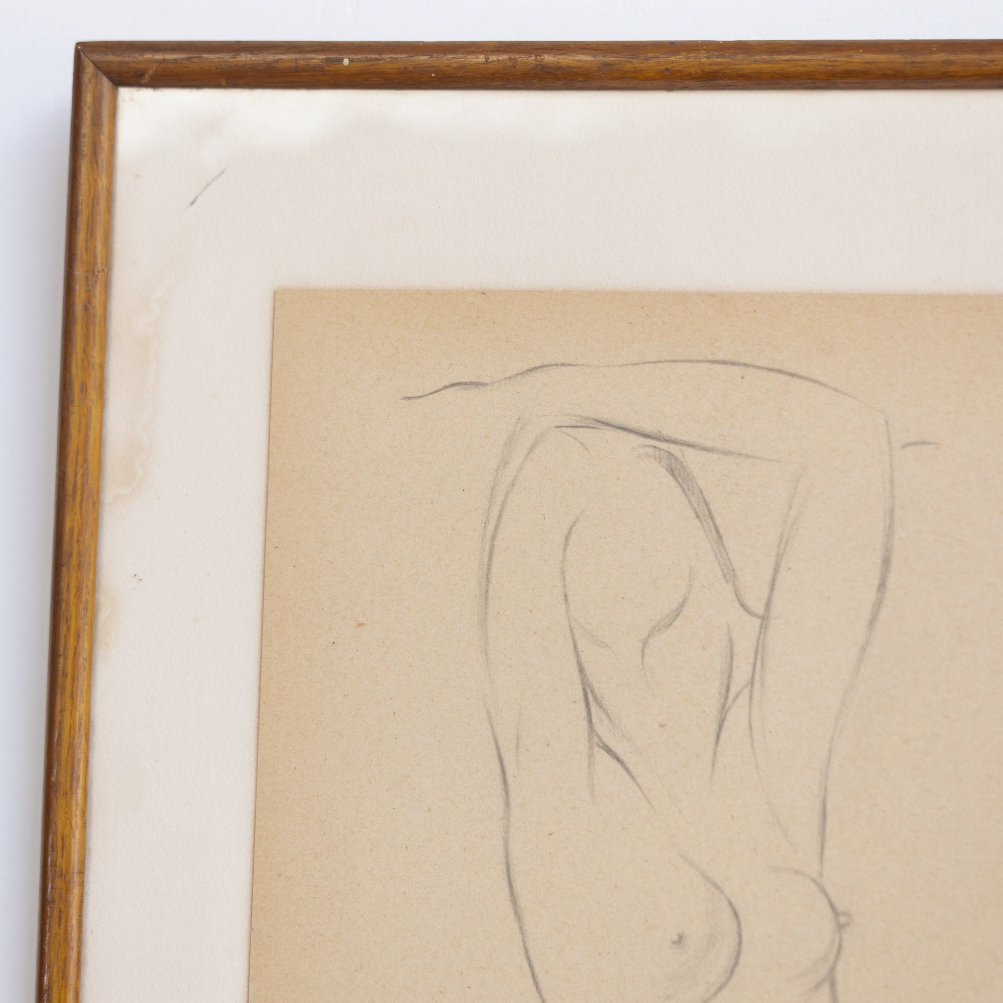 Standing Nude in Pencil | Emmanuel Gondouin 1923 - 24 - elsie green - art