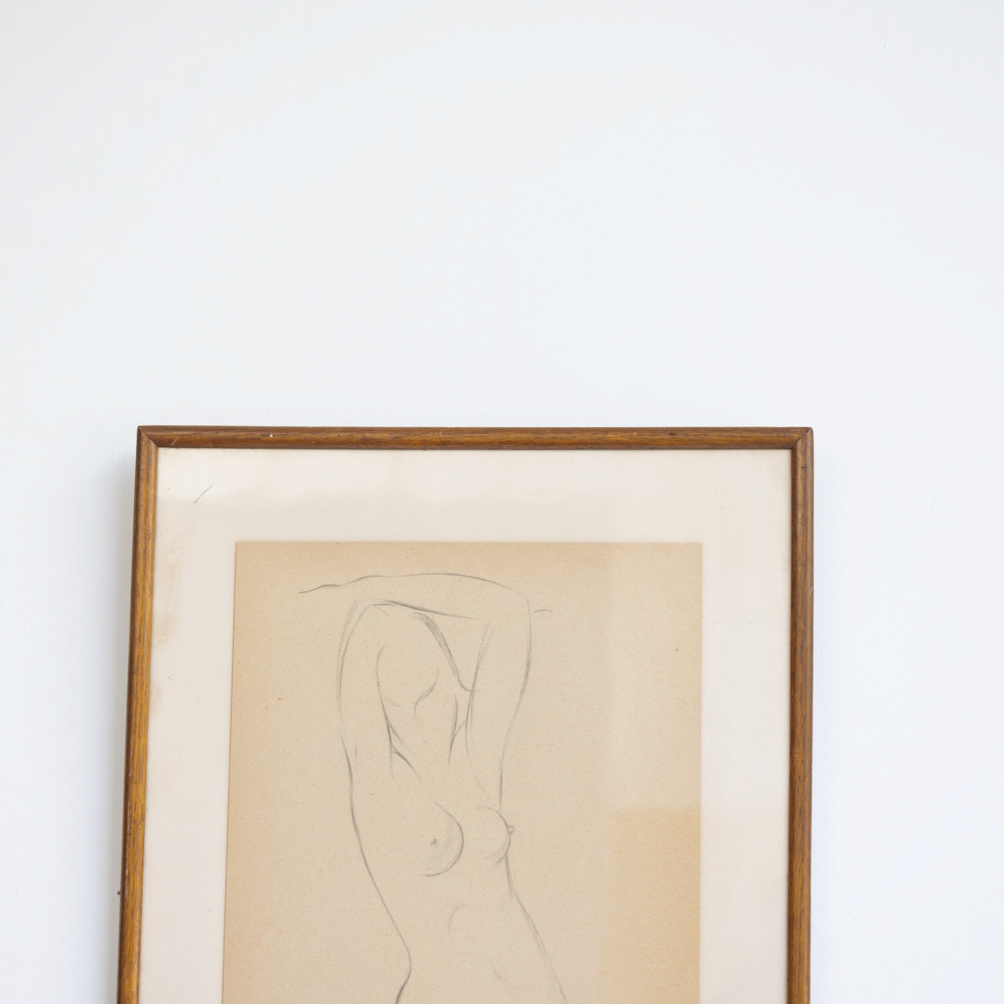 Standing Nude in Pencil | Emmanuel Gondouin 1923 - 24 - elsie green - art