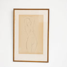 Standing Nude in Pencil | Emmanuel Gondouin 1923 - 24 - elsie green - art
