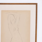 Standing Nude in Pencil | Emmanuel Gondouin 1923 - 24 - elsie green - art