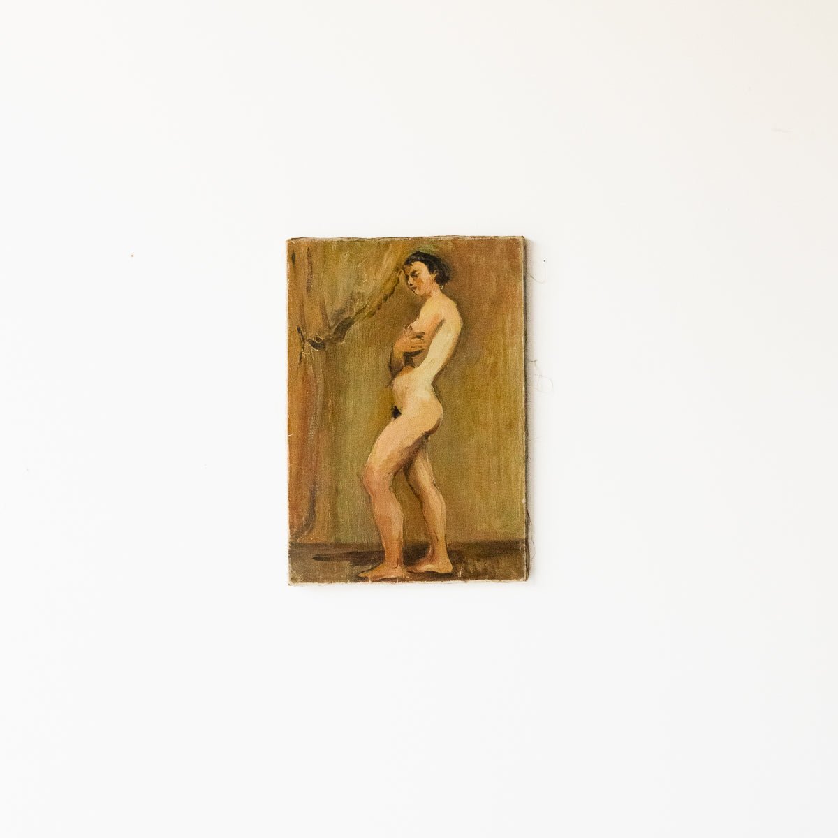 Standing Nude Oil Painting - elsie green - Art