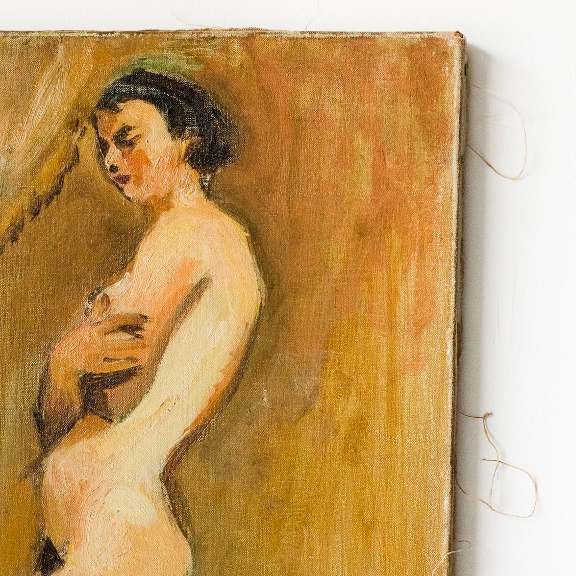 Standing Nude Oil Painting - elsie green - Art