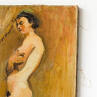 Standing Nude Oil Painting - elsie green - Art