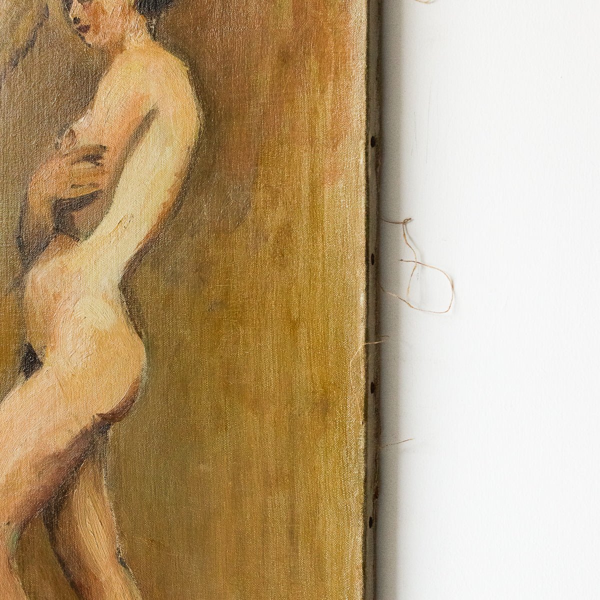 Standing Nude Oil Painting - elsie green - Art