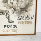 Steinlen & Poix Exhibit Advertisement - elsie green - art