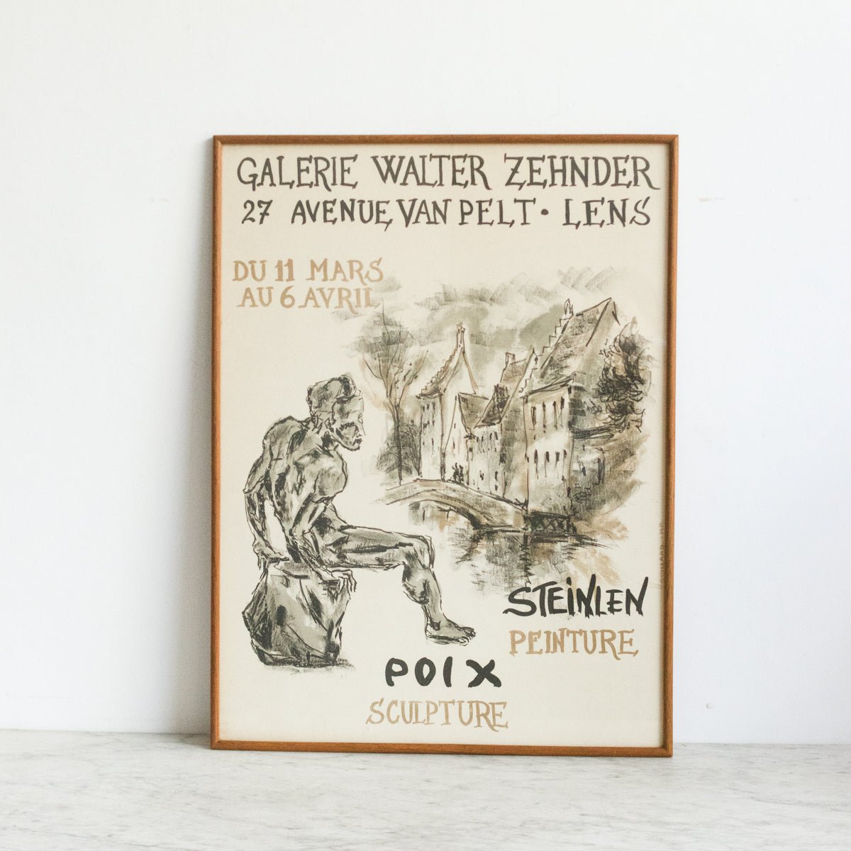 Steinlen & Poix Exhibit Advertisement – elsie green