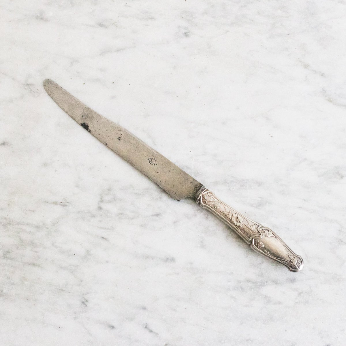 Sterling Art Nouveau Carving Knife - elsie green - French Kitchen