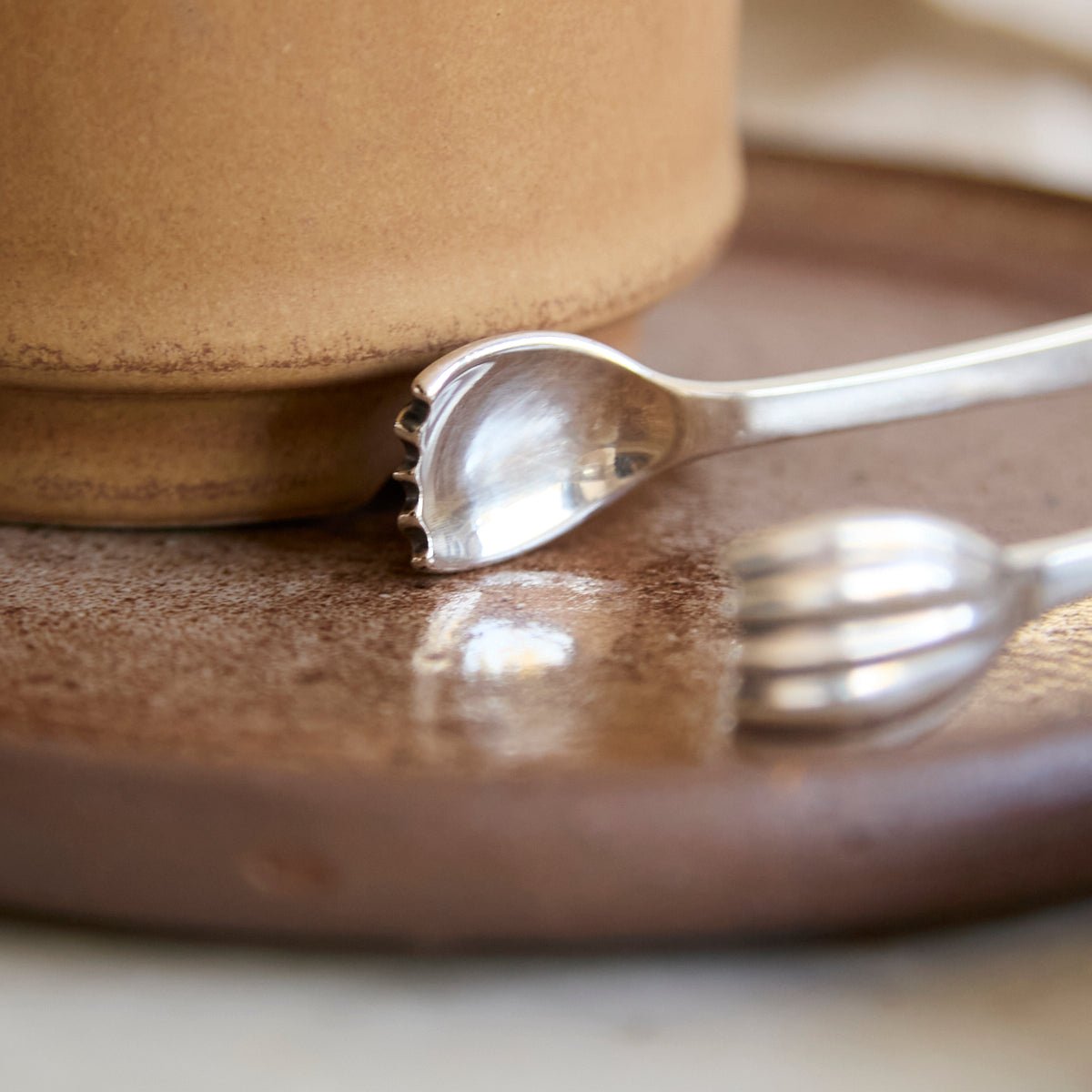 Sterling Silver Sugar Tongs | The Patrick Orbe Collection - elsie green - the french kitchen