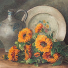 Still Life Painting With Marigolds - elsie green - Art